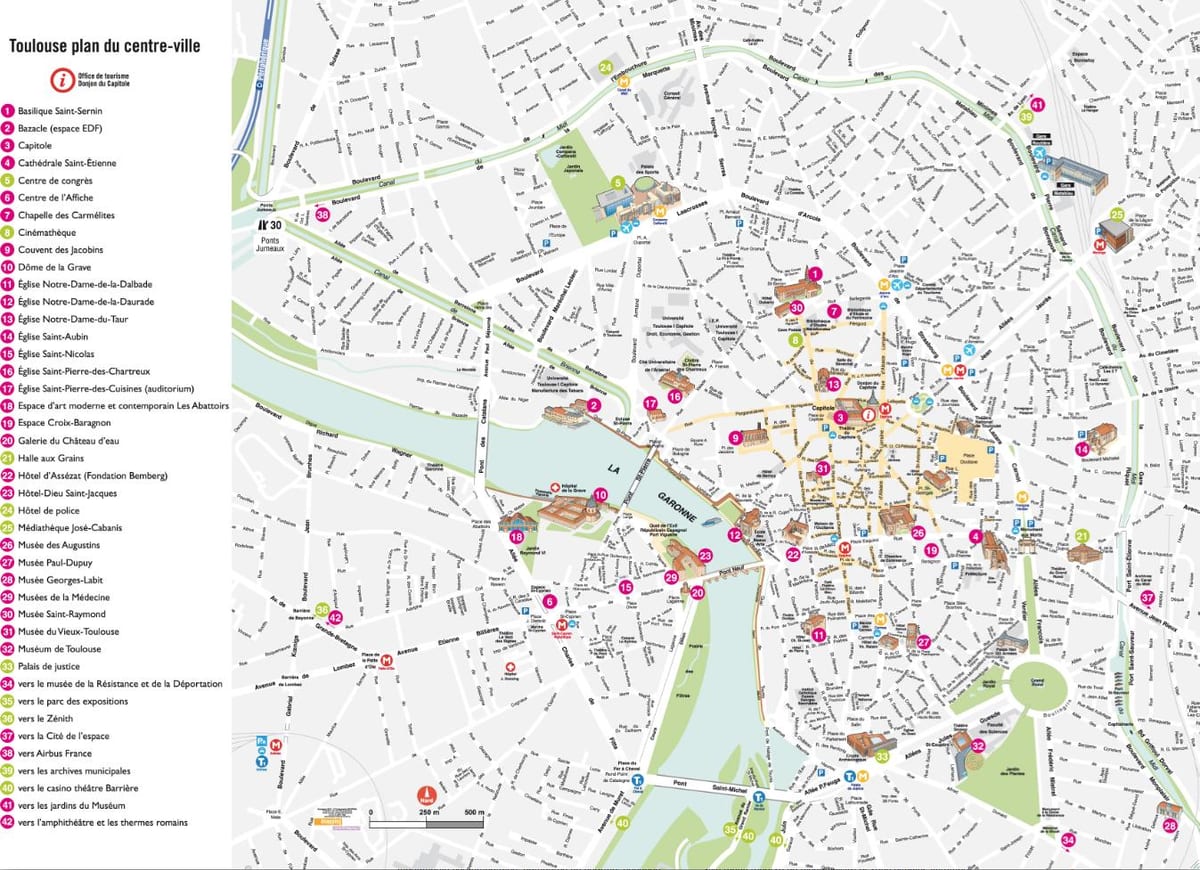 карта на Toulouse музеј