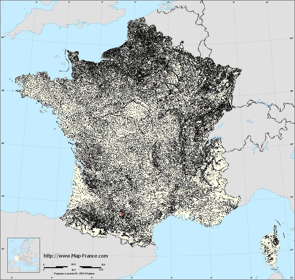 мапата Toulouse општини