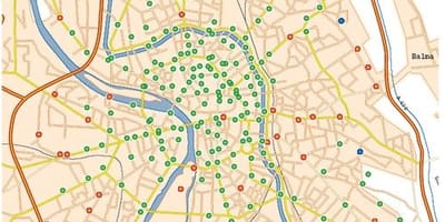 Карта на Toulouse велосипед