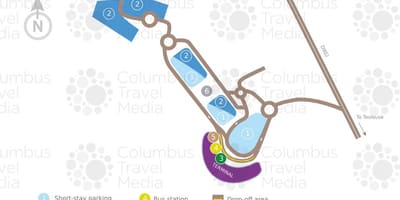 Карта на Toulouse blagnac аеродром